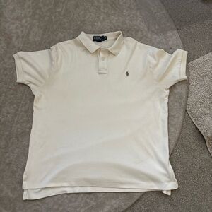 Ralph Lauren beige  Polo Shirt- MENS